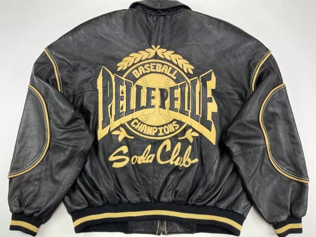 Baseball Pelle Pelle Champion Leather Jacket
